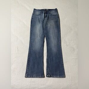 Wrangler Jeans Womens 5 Blue Bootcut Low Rise Medium Wash Stretch Western Denim